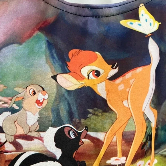 Blackmilk reversible Disney Bambi crop tank size medium - Picture 12 of 15